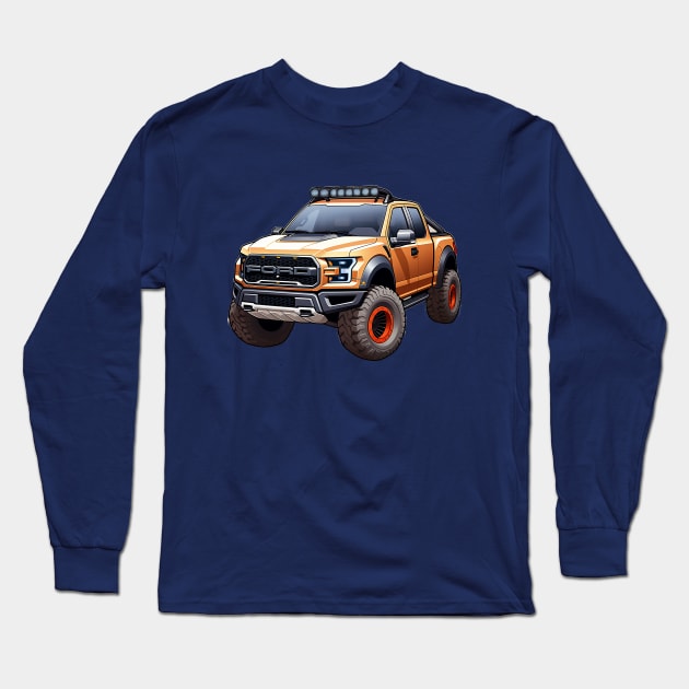 F150 Raptor Long Sleeve T-Shirt by DavidLoblaw